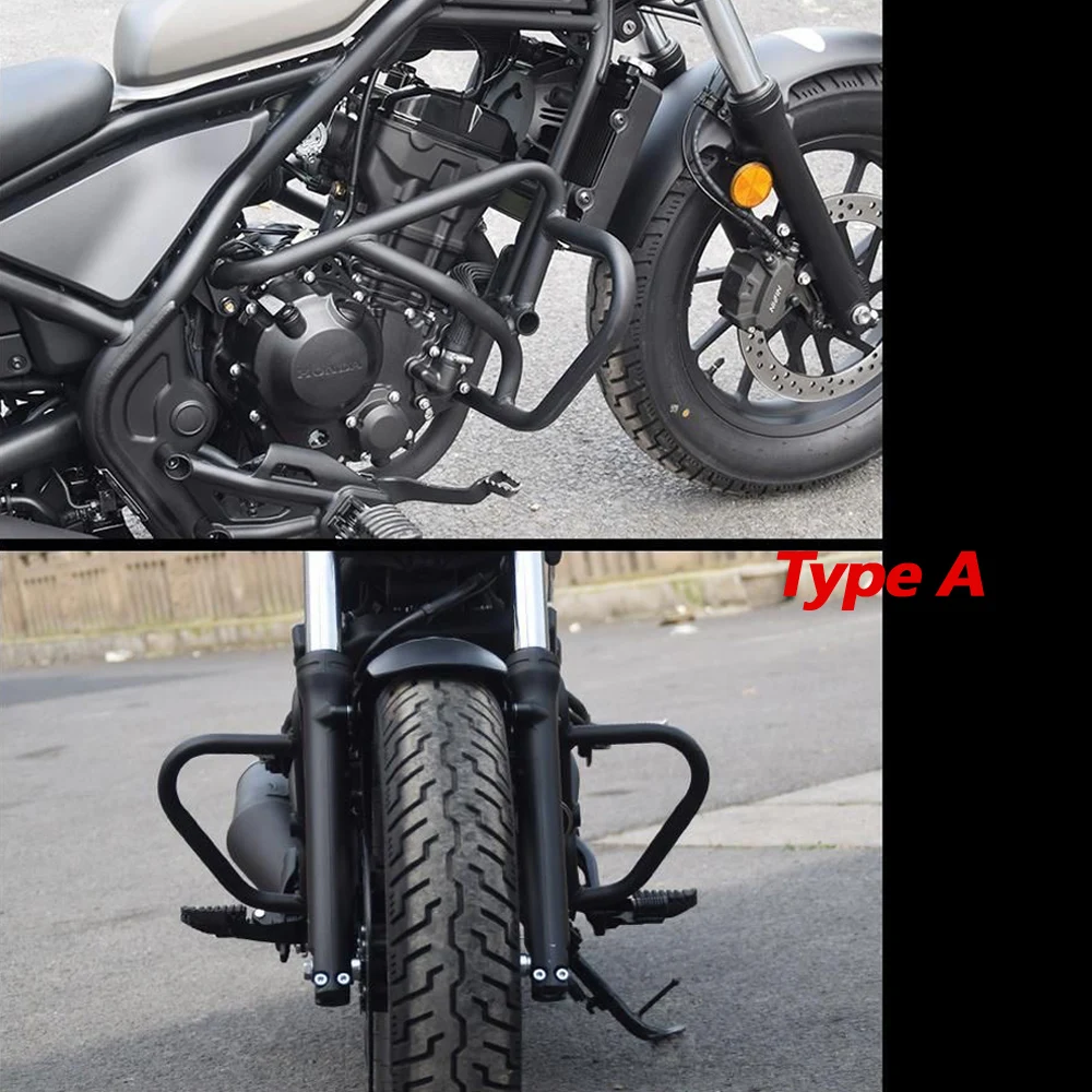 

Bumper For Honda REBEL CM300 CM 300 High quality Bumper body protection bar anti fall front bumper engine protection bar