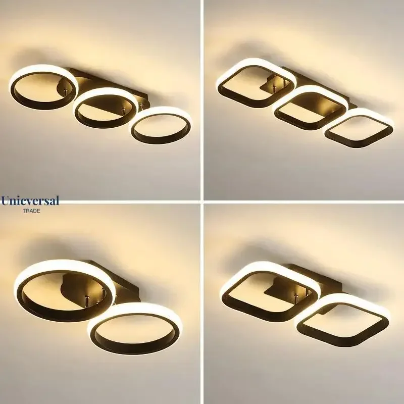 

Modern LED Ceiling Light Nordic Entrance Hall Light Minimalist Balcony Light, Circular/square LED Ceiling Light for Home Room