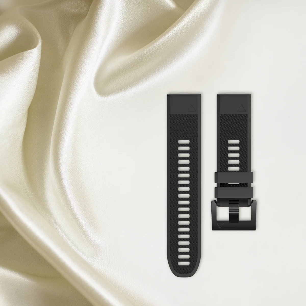 

4pcs Silicone Watch Band Strap Replacement For Fenix 5S 20Mm Inner Diameter High Quality Strap Keeper Retaining Loop