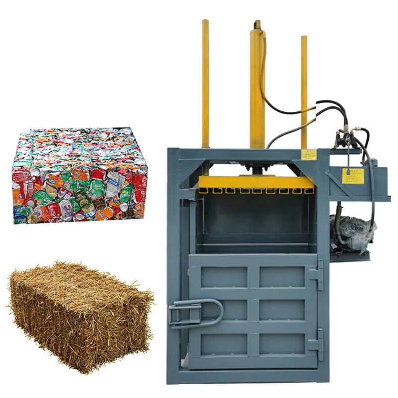 

For Vertical Recycling Compactor Automatic Aluminum Tin Can Baler Hydraulic Beer Cans Press Machine