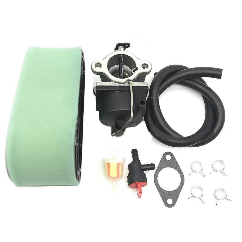 

Carburetor Tune Up Kit Fuel Filter Lawn Mower Engine Parts Shut Off Valve 640065A
