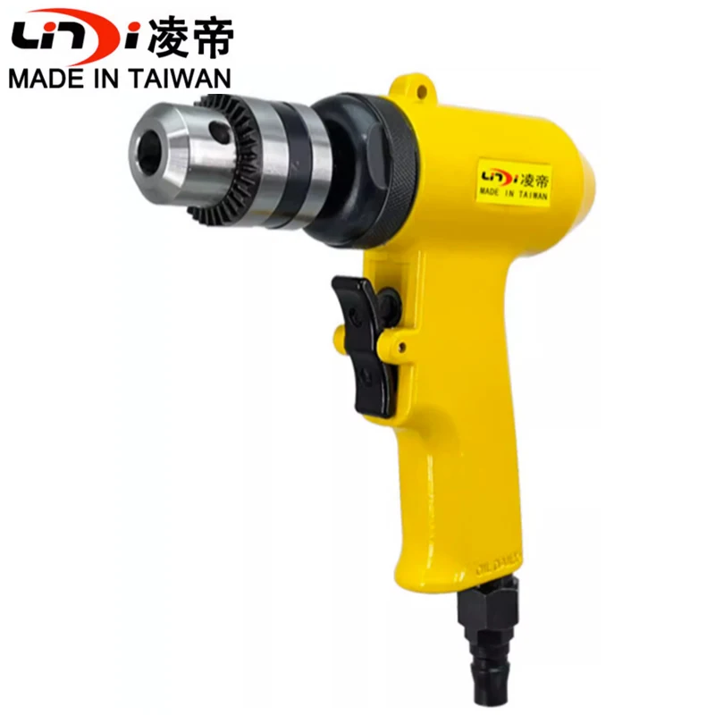 Lingdi AT-4032 forward and reverse rotation pneumatic pistol drill 10MM air drill wire return gun wire cleaning machine drilling