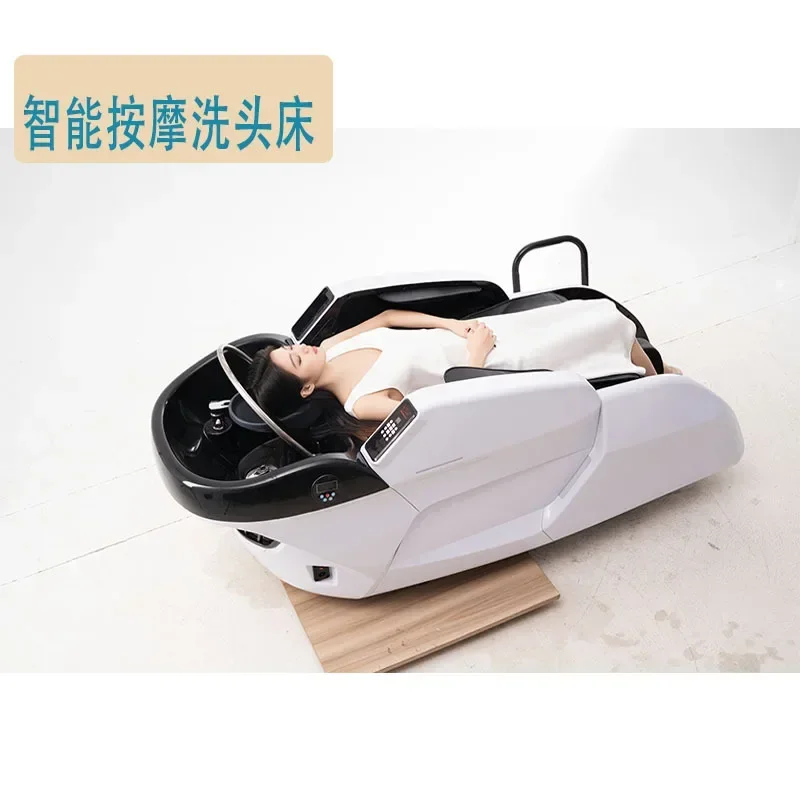 Intelligent Electric Massage Shampoo Bed Automatic Barber Shop Flush Bed Hair Salon Water Circulation Head  Cover