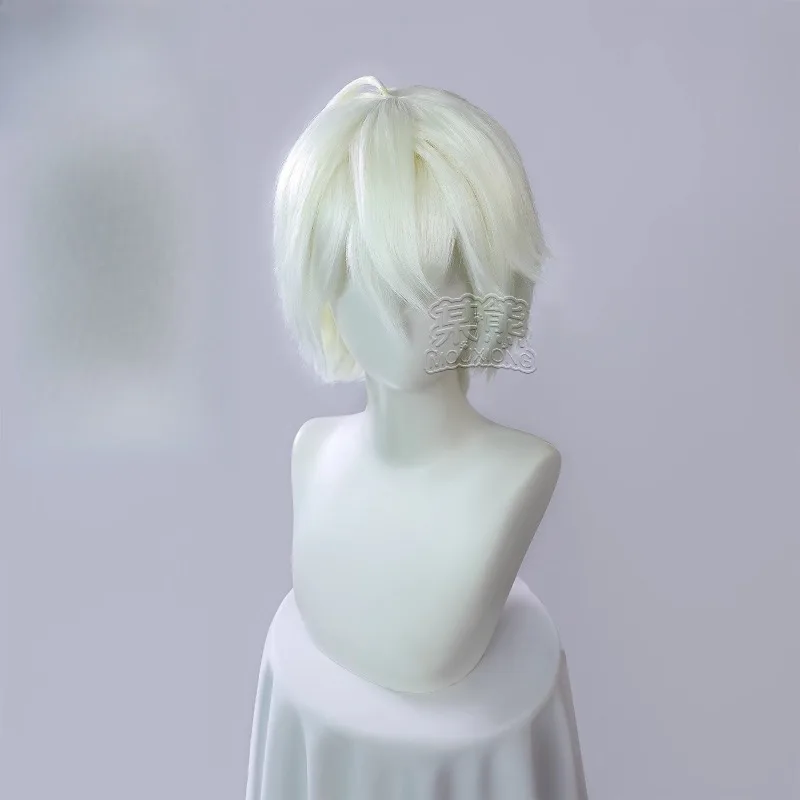 Jogo genshin impacto bennett nova peruca de pele curta 30cm loira marrom peruca anime cosplay resistente ao calor perucas sintéticas