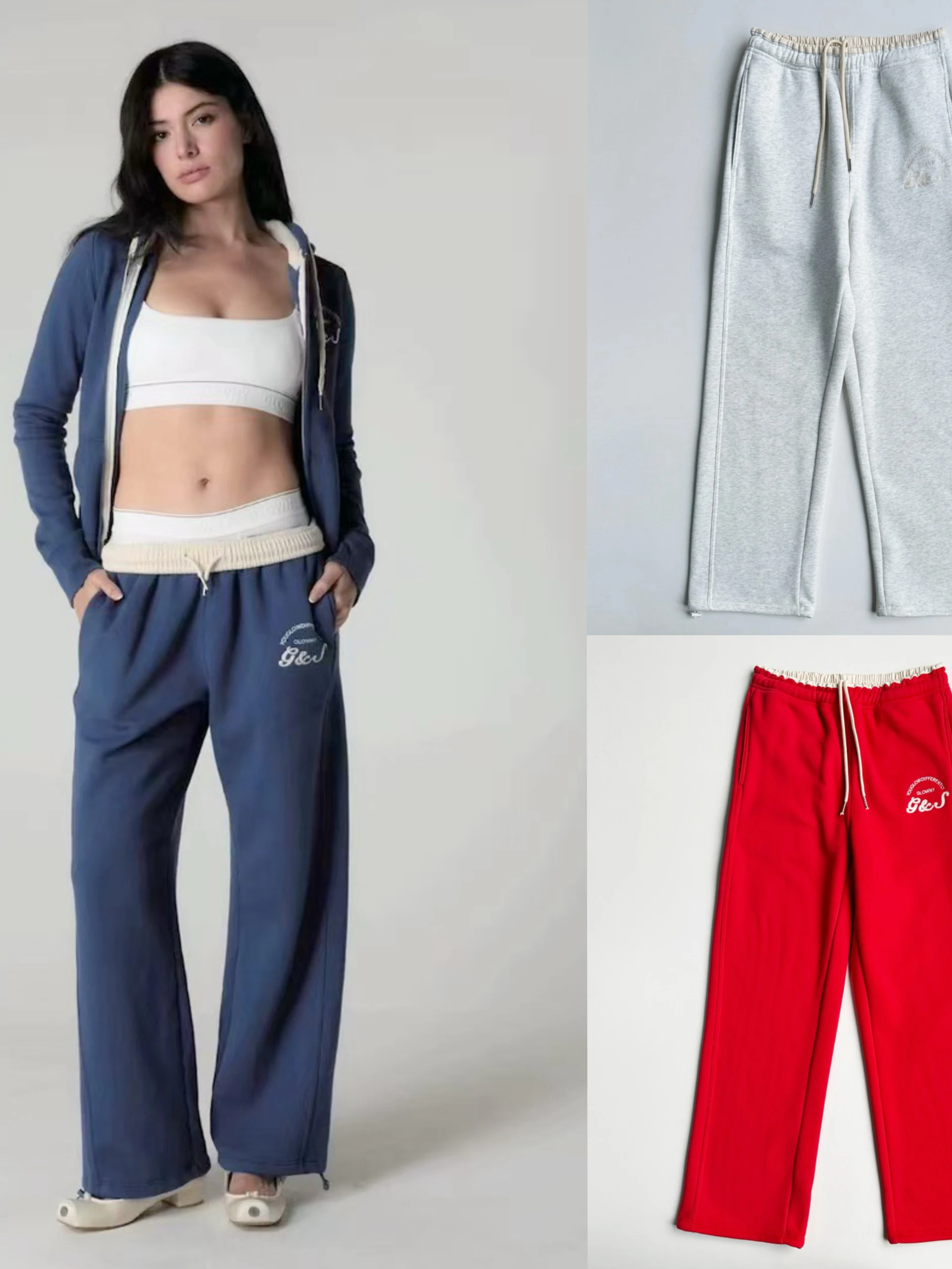 

Женские повседневные брюки-джоггеры с высокой талией, на флисовой подкладке, свободного кроя, универсальные, в уличном стиле