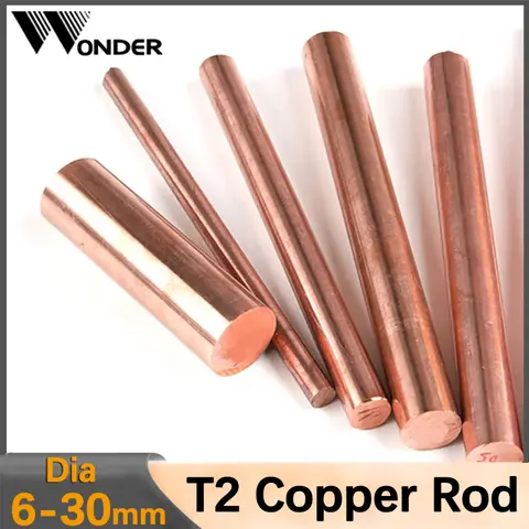 T2 구리 막대 라운드 솔리드 막대 막대 구리 막대 직경 6mm 8mm 10mm 12mm 14mm 15mm 16mm 18mm 20mm 22mm 25mm 30mm