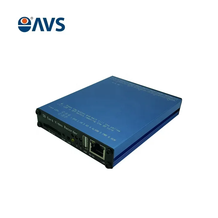 H.265/H.264 AVI File Format Mini Vehicle MDVR Support 256G SD Card and USB Hard Drive