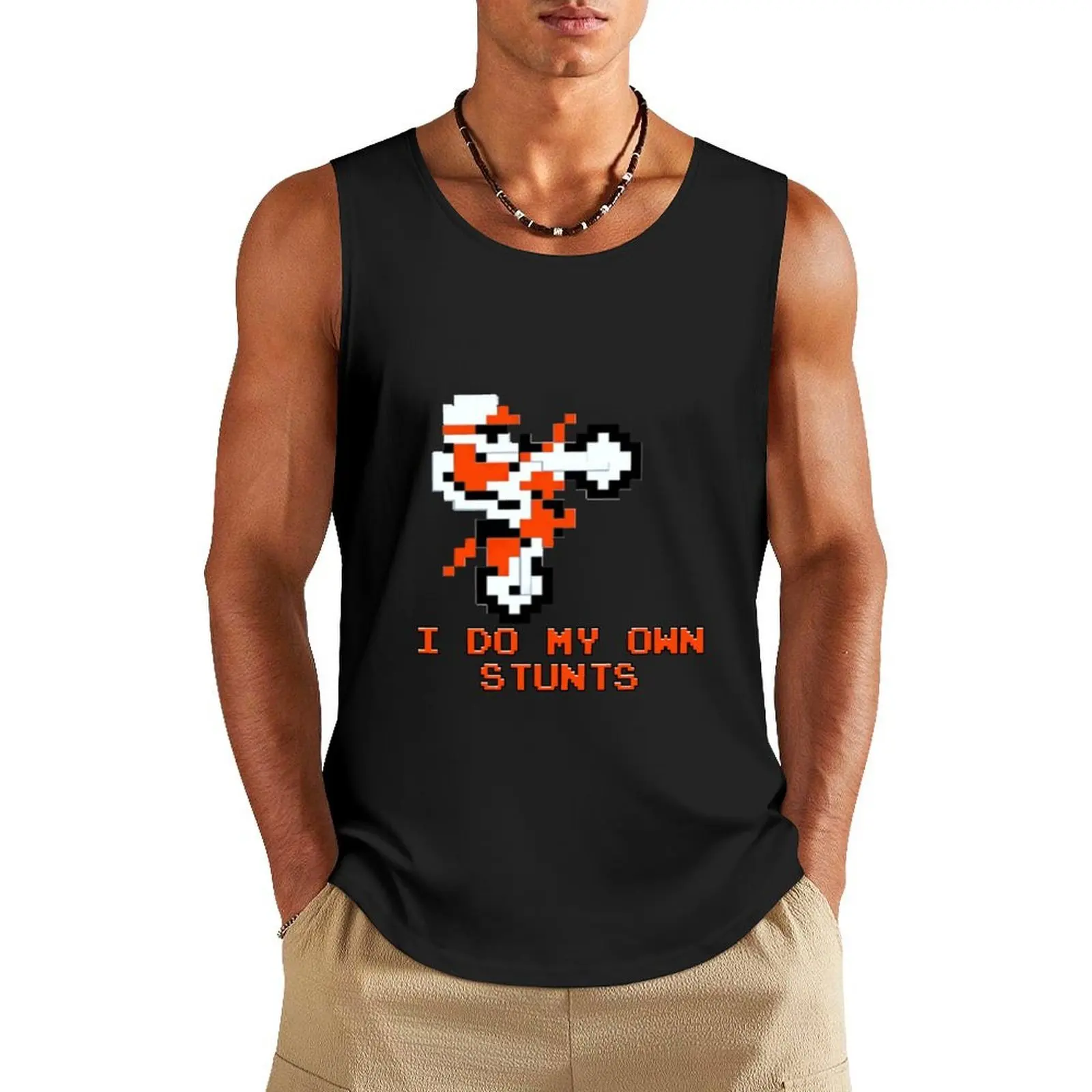 

excitebike stunts Tank Top gym t shirt men sleeveless man shirts gym accessories man gym clothing
