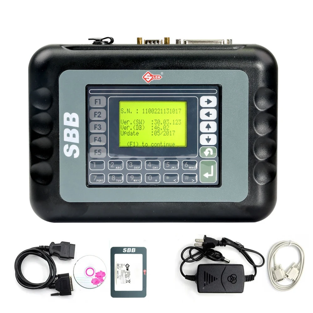 Key Programmer SBB V46.02 Support Car Remote Until 2015 Not Work For Toyota G chip Read Key Pin Code Multi-Brand Not Need Token