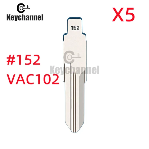 Ключ Keychannel VAC102 #152 KD дистанционный ключ для Renault Megan Dacia Clio Duster ключ для KD VVDI необработанный откидной ключ, 5 шт./партия