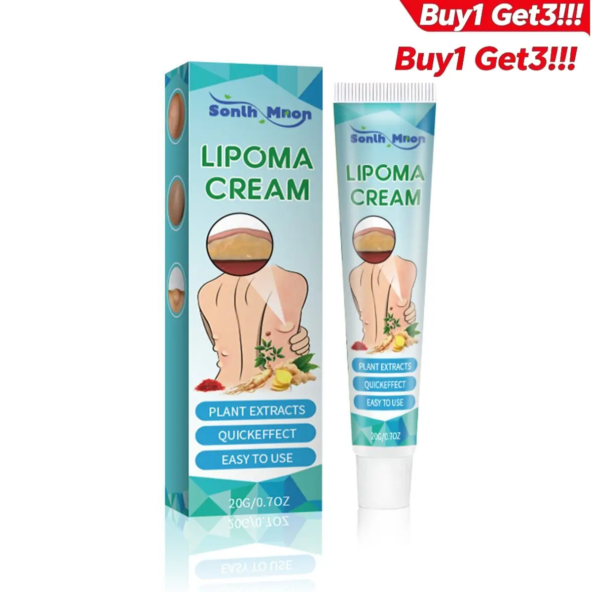 

Buy 1 Get 3 Mild Body Care Balm Natural Ingredients Refreshing Non Greasy