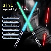 REikirc 75cm RGB Lightsaber 1 or 7-color Light Saber for 3+ Kids Laser Sword Toy Party Concert Wedding Glow Swords Retractable