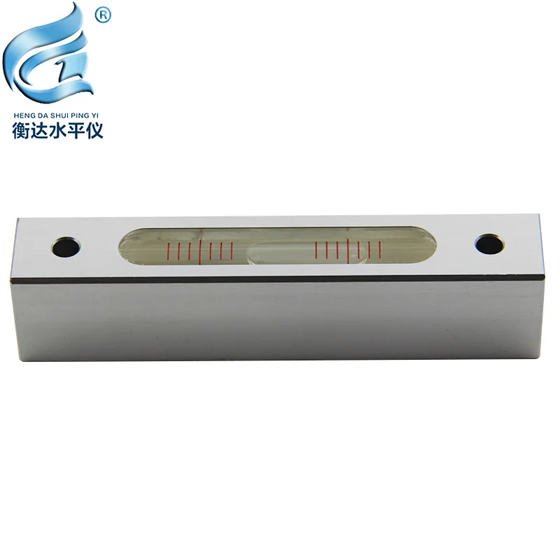 

Metal level, square horizontal bubble glass bubble, small horizontal strip level, complete specifications