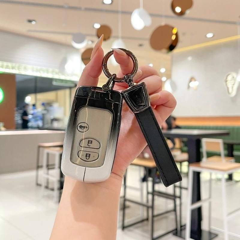 

Premium Zinc Alloy Key Cover Case for Toyota Camry/Highlander/Prius/86/Mark X (2009-2011) - Protective Key Fob Shell
