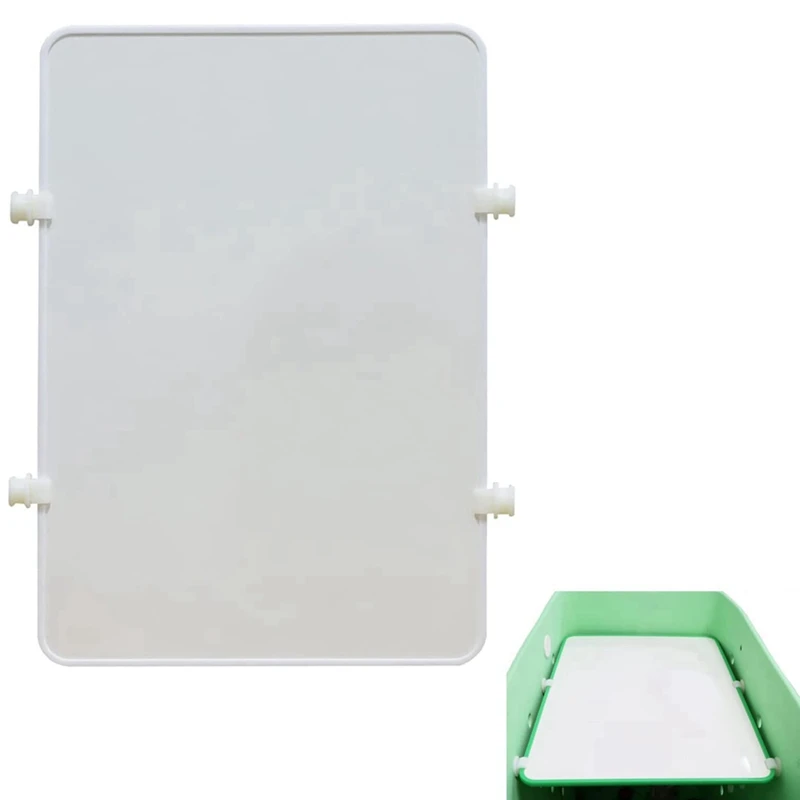 2Pcs Portable Dividing Tray For Bogg Bag Moveable Classification Storage Organizer White