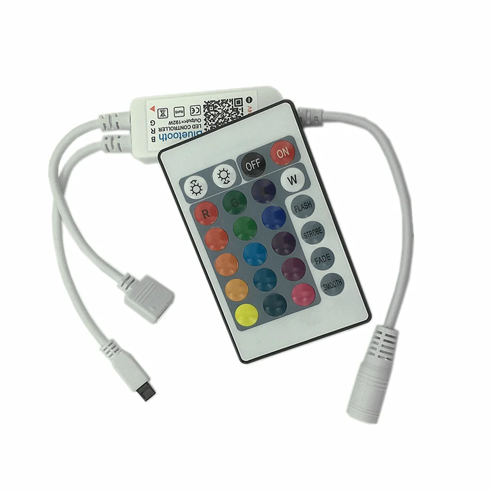 DC5-24V RGB RGBW Light Bar Bluetooth LED Controller Lights String Music IR Remote Dimmer 3-Way 4-Pin (RGB) , 4-Way 5-Pin (RGBW)