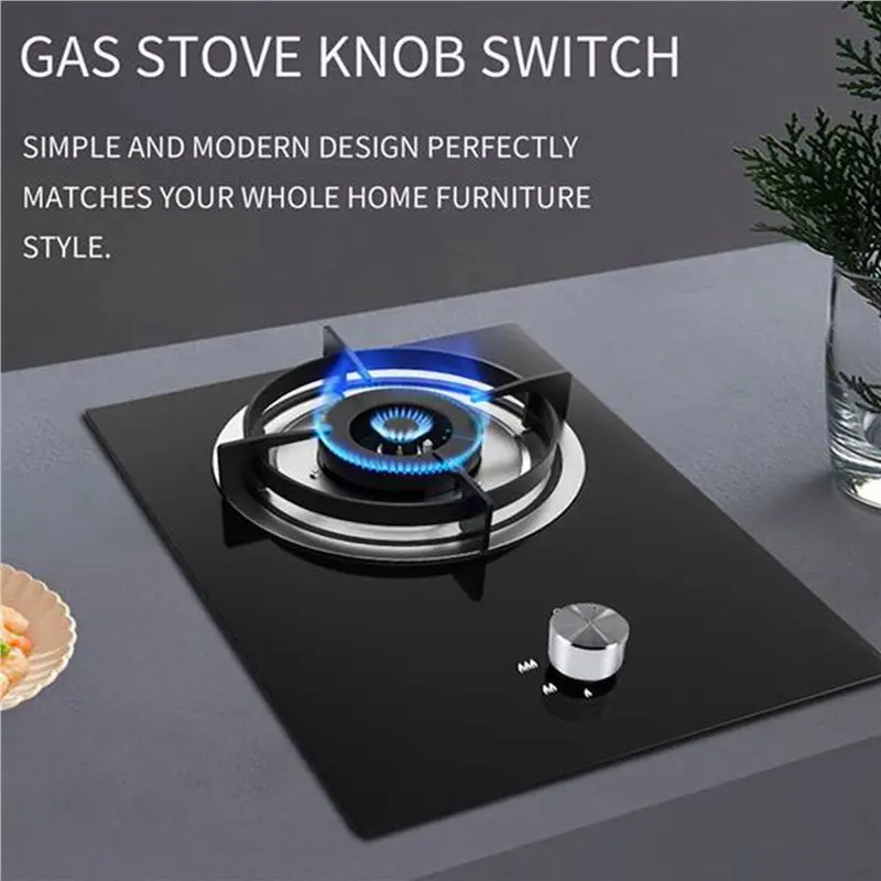 A02M-15 Pcs Metal Gas Stove Knobs 8Mm Cooker Control Range Oven Knob Burner Knob Gas Hob Switch Replacement Accessories