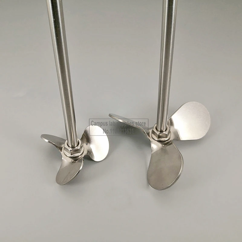 

1 шт. лабораторное трехстворчатое лопаточка для перемешивания из нержавеющей стали 304 (смешанное лезвие или стержень) химические аксессуары