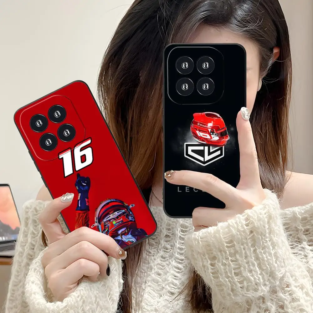 

Sports Charles Leclerc Phone Case for Xiaomi 15 14 13 12 Mi 11 T Ultra Lite Pro S X 5G Colour Printing Cover Cellphones Luxury