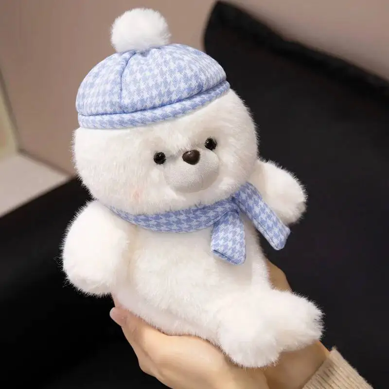 15/20/30cm Lcelandic Seal Plush Toy Cute Devil Fish Style Seal Doll Kawaii Animal Wearing A Cloak Toy Kid Birthday Gift