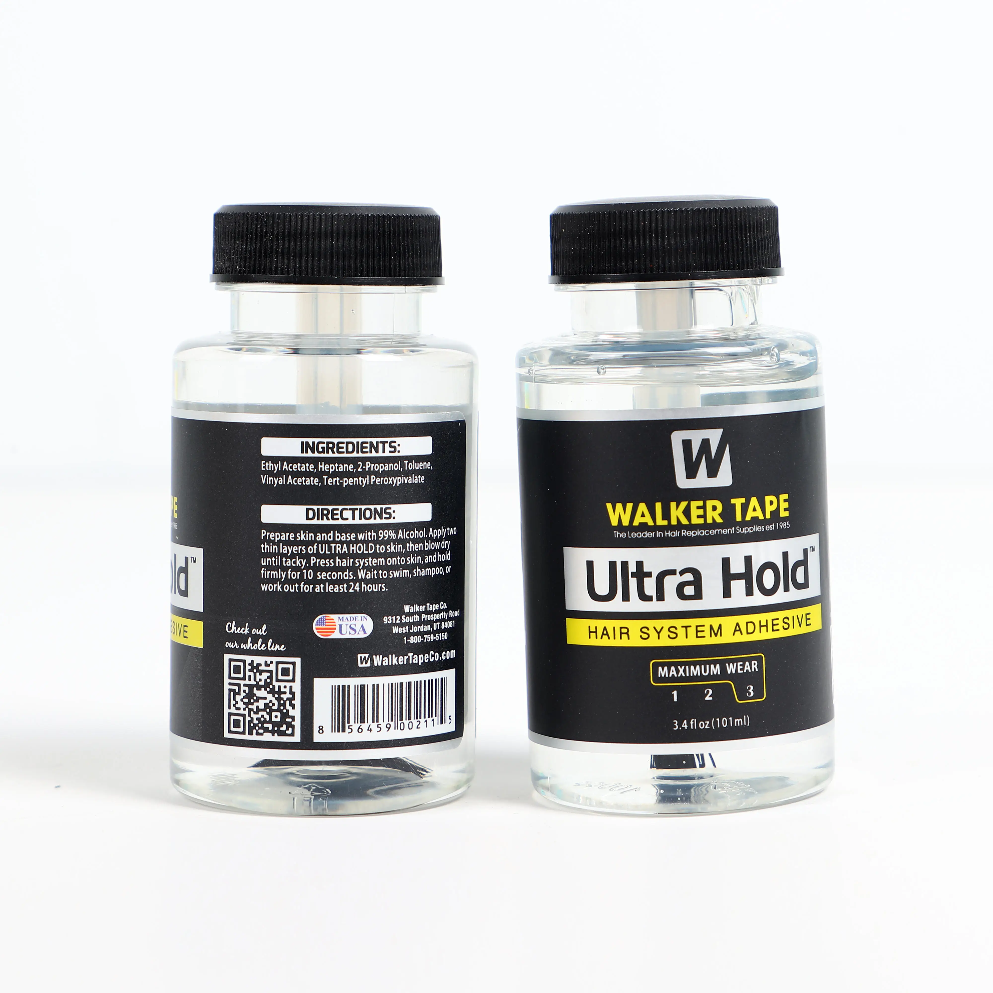 

Walker Tape Ultra Hold Lace Wig Glue Brush-on Hair System Adhesive Glue 3.4 fl oz 101 ml
