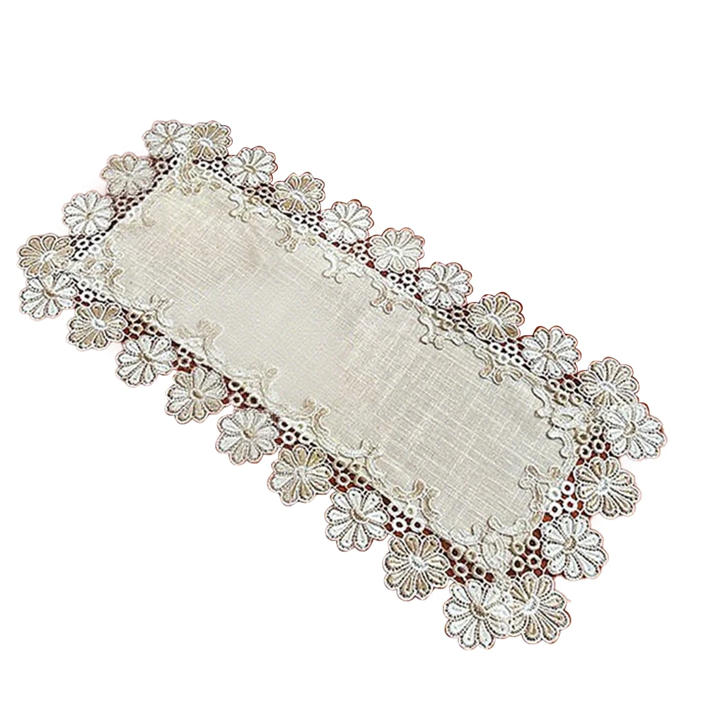 Linen Table Decoration Rectangular Table Cloth Elegant Touch Multiple Sizes Available Versatile Table Accessory