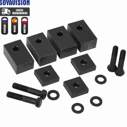 Black Rear Seat Support Recline Spacer Kit for 07-17 Jeep Wrangler JK JK Unlimited 4-Door Accessories Rear Seat Recline Kit