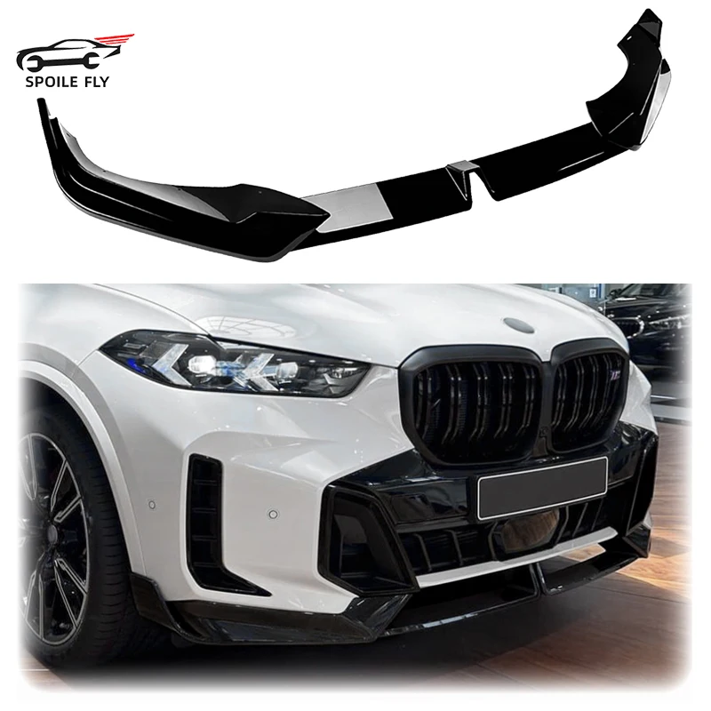 

2023 To Up For BMW X5 G05 LCI M Sport Model Car Front Bumper Lip Spoiler Lower Splitter Protector Diffuser Body Kit By ABS