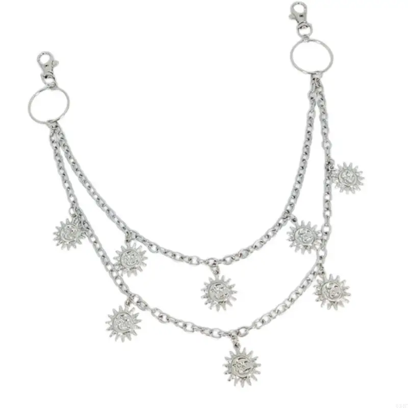 634C Star Charm Pants Chain Multilyer Bag Chain