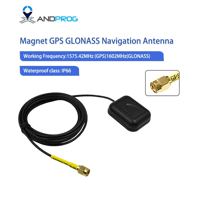 Niskoprofilowa antena GPS do samochodowych męskich anten GNSS SMA