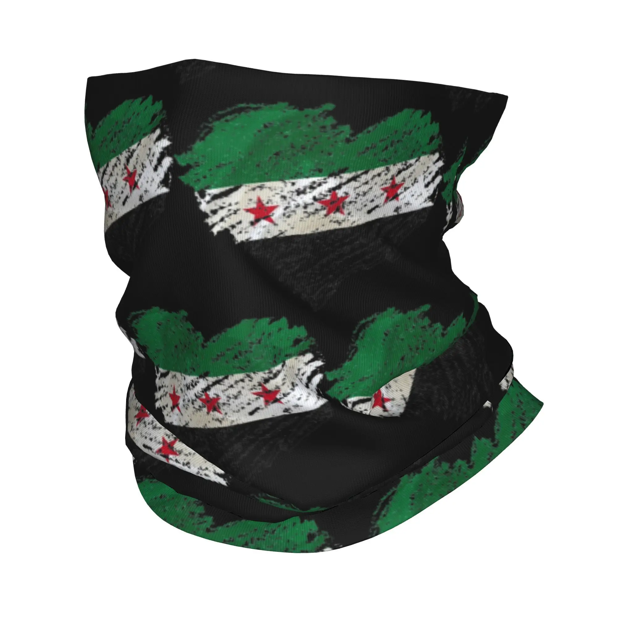 

Scribble I love Syria Balaclava Outdoor Sports Fun Syrian Arab Cycling Mask Protection Neck Warmer Face Masks Retro Neck Gaiter