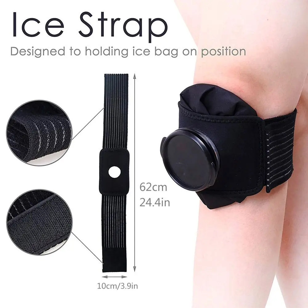 for Knee Head Leg Hot & Cold  Pain Relief Elastic Tie Belt Pack Protector Ice Pack Cooler Bag