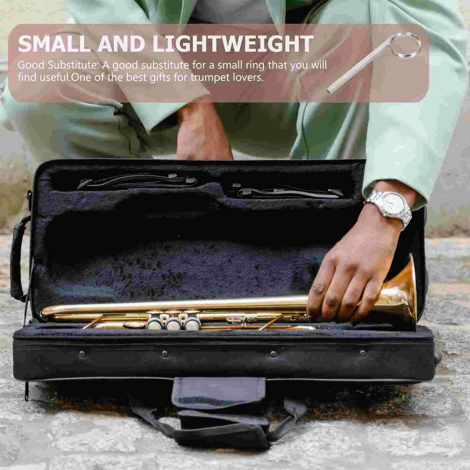 جزء بديل منزلق معدني صغير مقاوم للصدأ وخفيف الوزن يناسب البوق بشكل مثالي #2