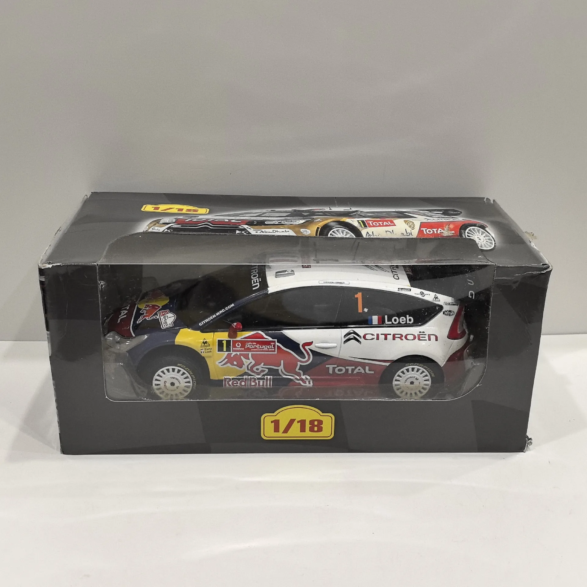 

Old Box Diecast IXO 1/18 Scale CITROEN C4 #1 Alloy Car Model Collectible Toy Gift Souvenir Display Ornament
