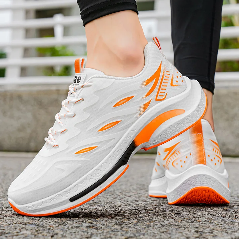 

Дышащая и износостойкая повседневная обувь с сеткой, нескользящие и износостойкие спортивные кроссовки большого размера