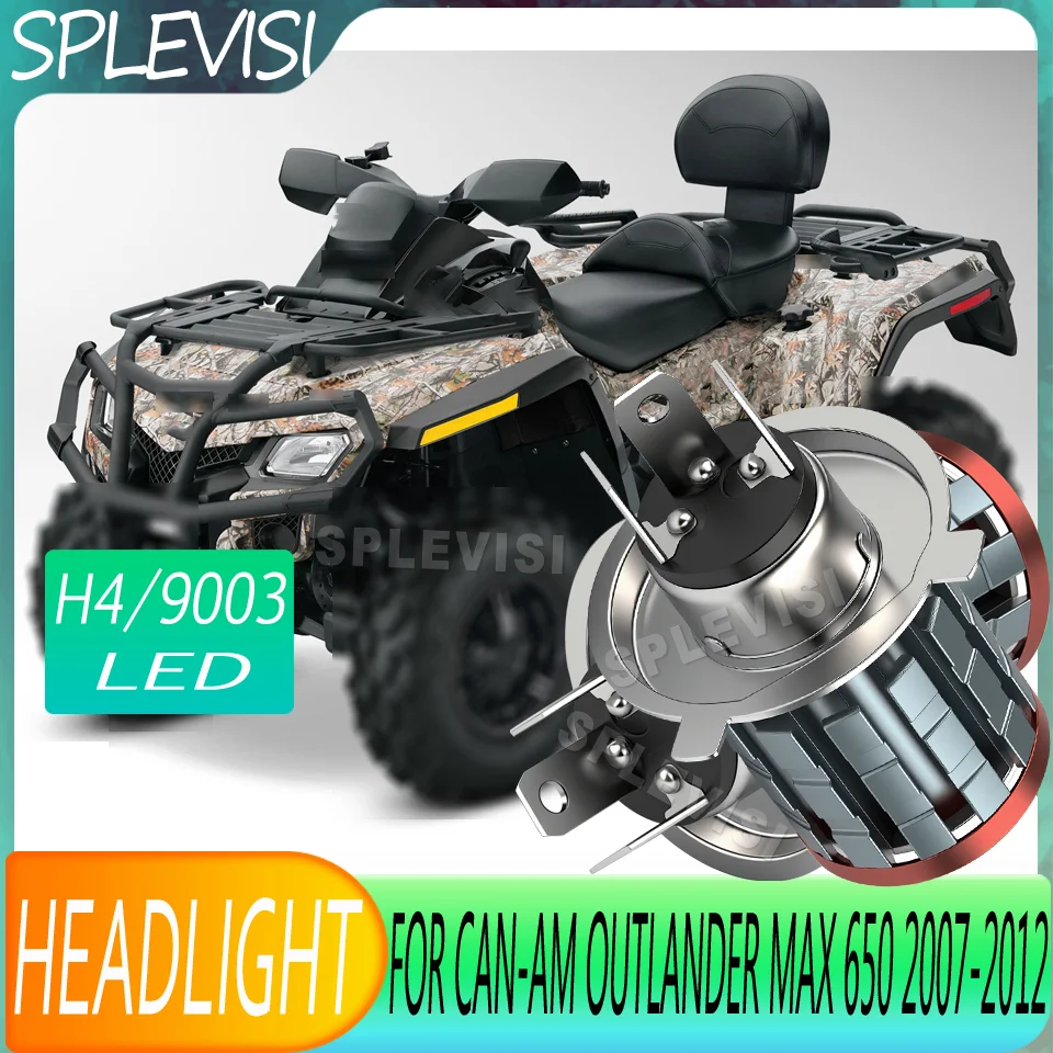 

LED 60000 Hour Lifespan Long-Life Reliable Motorcycle Headlight h4 For Can-Am Outlander Max 650 2007 2008 2009 2010 2011 2012