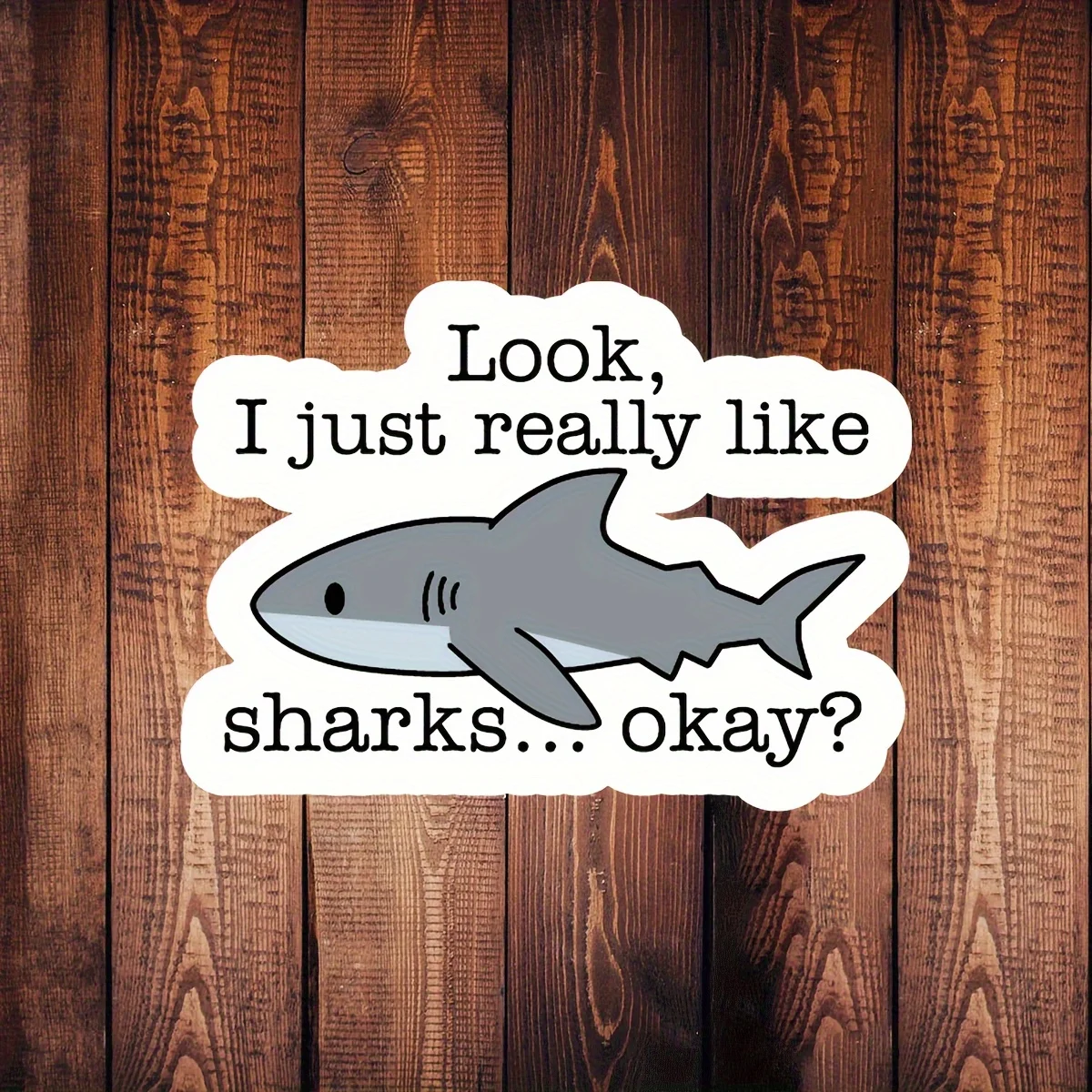 1 Fun Shark Stickers - 