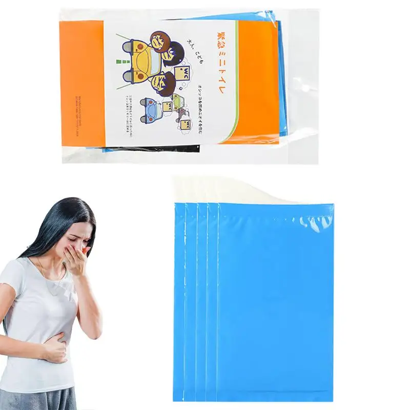 Urine Bags for Travel 700ml Portable Urinal Bag 4pcs Vomit Bags for Traffic Jams Leak-Proof Unisex Urine Bag for Men Women