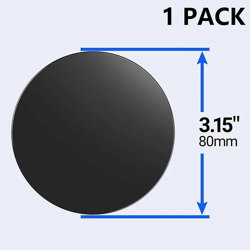 80 มม.รถ Dash Dashboard กาวเหนียวสําหรับดูดถ้วยผู้ถือโทรศัพท์มือถือ Mount วงเล็บ GPS Disk Pad Anti-SLIP MAT