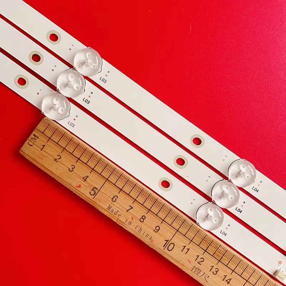 3/15pcs LED Backlight TV Repair Parts JS-JP42DM082ED.007L R72-42D04-010 SW-LED42BB200 TV Accessories 42\'\' 8led 6V 808m