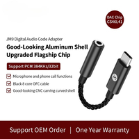 Type-C To 3.5mm Digital Audio Portable Decoding Amplifier Hifi CS46L41 Headphone Adapter Oxygen Free Copper Plated Silver Wire