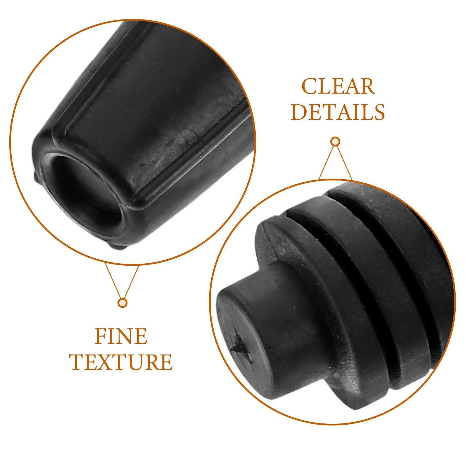 1Pair Car Engine Hood Buffer Cushion Rubber Absorber Easy Install Hood Stopper Support Protector for Front Vehicle