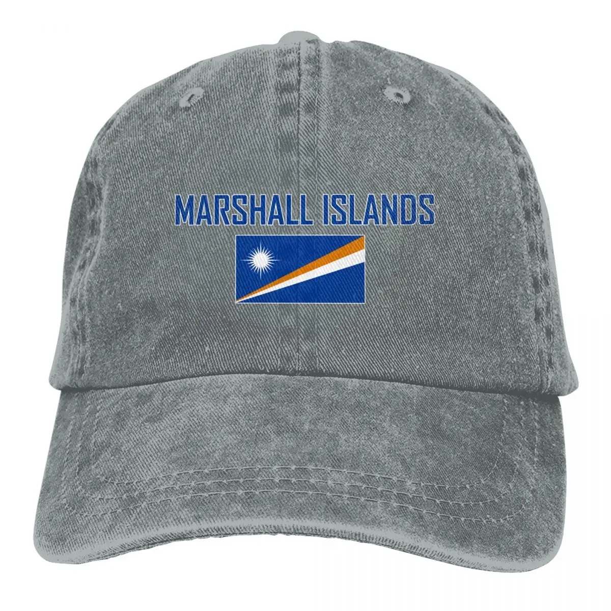 Flag of MARSHALL ISLANDS Baseball Caps Unisex Soft Casquette Cap Fashion Denim Hat Vintage Adjustable Dad Hat