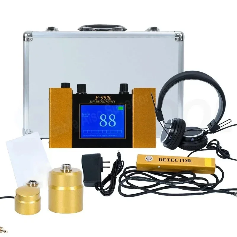 High Precision Electronic Leakage Detector Water Pipe 3M Scope Smart Water Leak industrial Underground Pipeline Leakage Detector