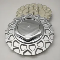 Tapa de cubo de rueda de plástico ABS plateado, 157mm/52mm, para BBS, 17 pulgadas, llanta deportiva 30924038, piezas de repuesto para automóviles