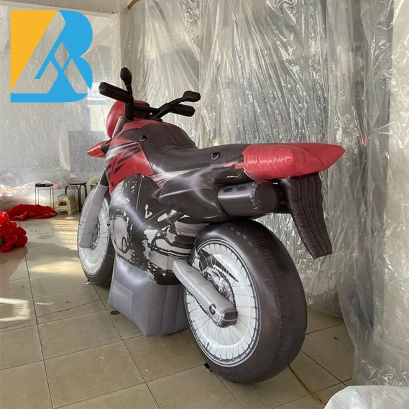 

Custom Made Advertising Decoration Giant Inflatable Motorcycle for Exhibition Toys