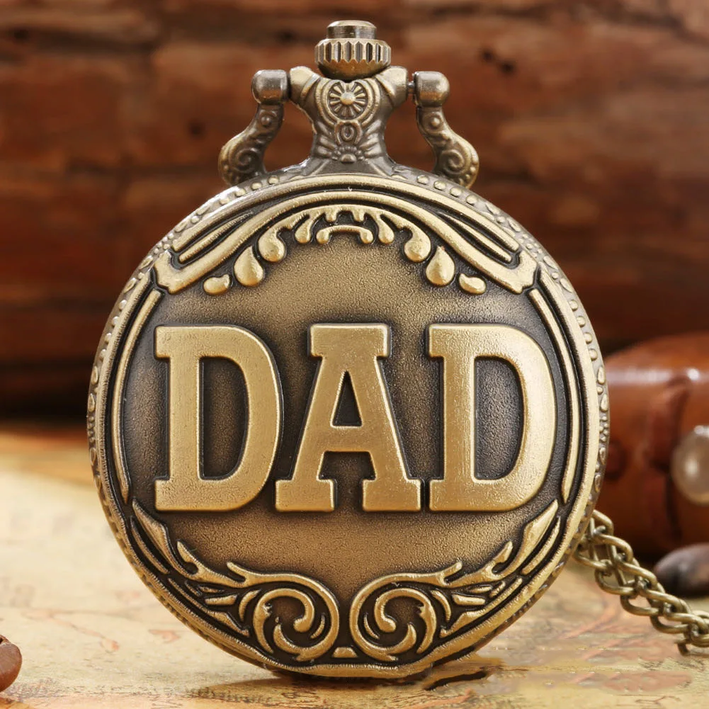 Father's Day gift pocket watch fashion retro new DAD pocket watch holiday commemorative father friend gift