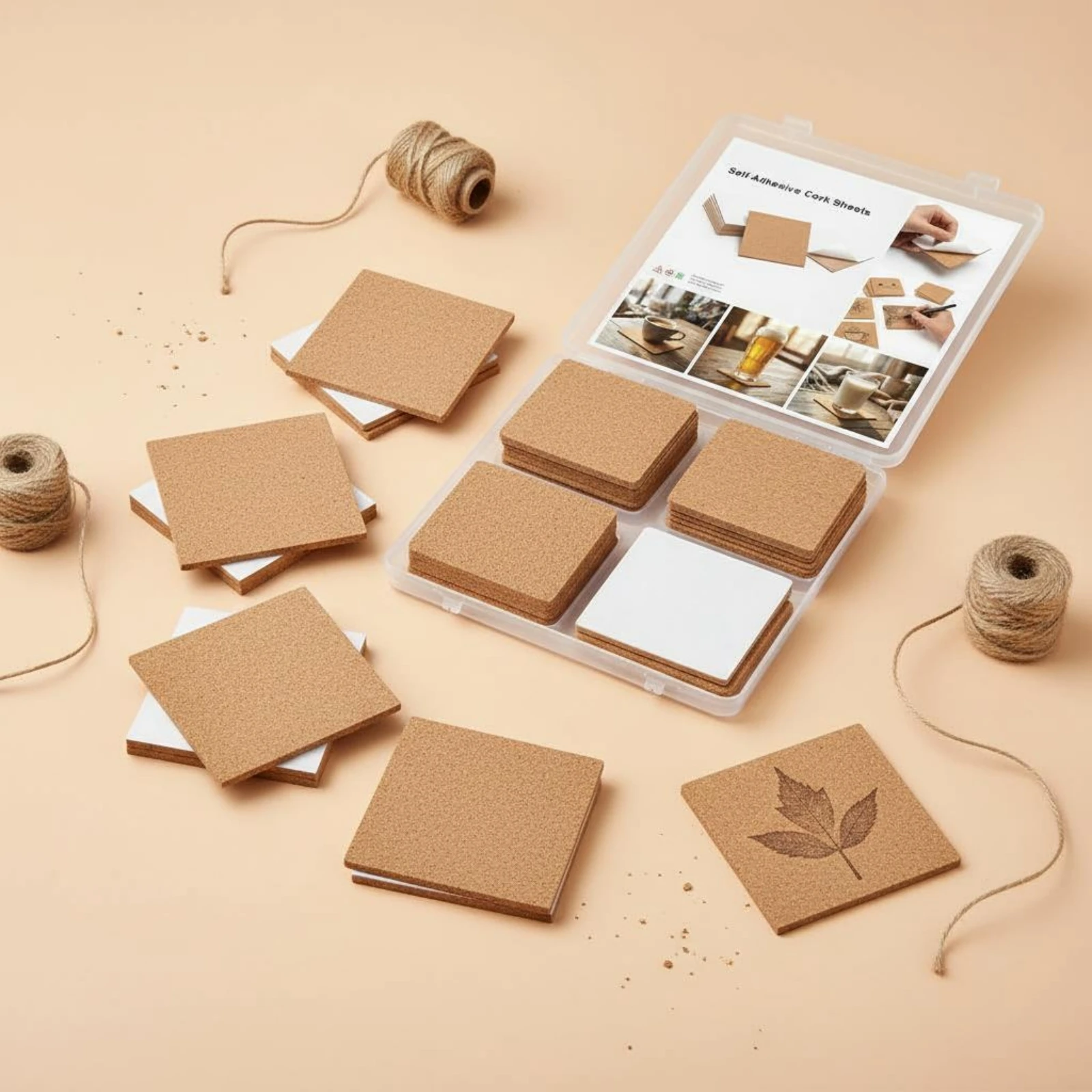 50-pieces-self-adhesive-cork-tile-diy-crafts-square-cork-tile-home-decor-easy-to-cut-for-coasters