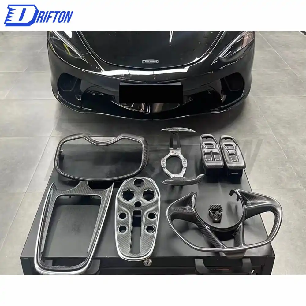 Dry Carbon Fiber Interiors Kits Set For Mclaren GT