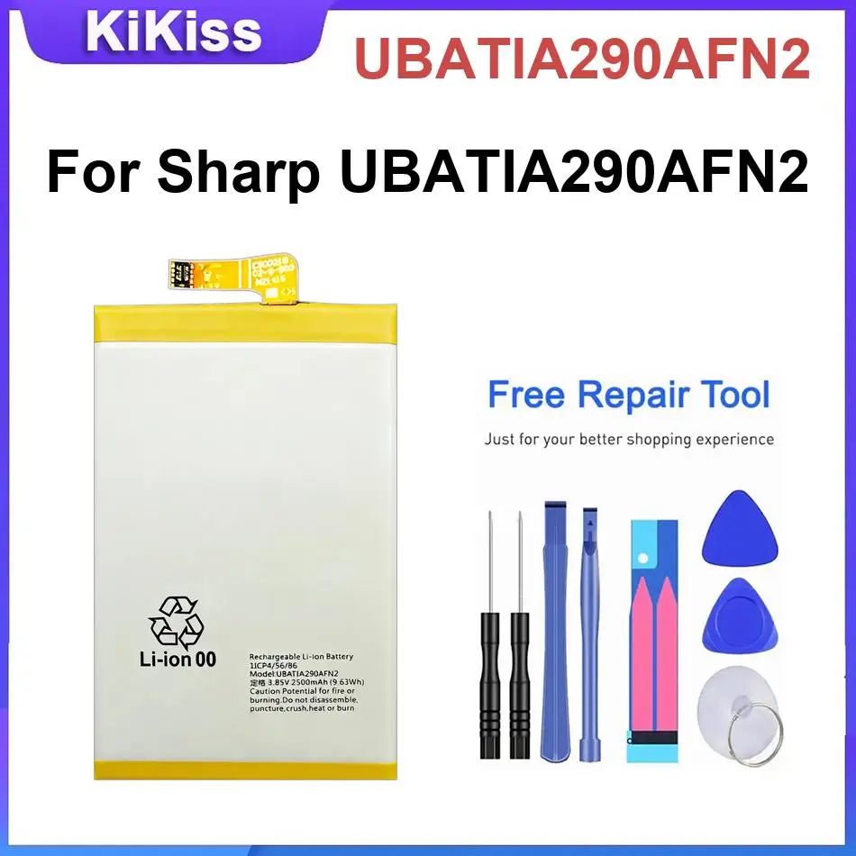Li-ion Polymer Batteries UBATIA290AFN2 For Sharp UBATIA290AFN22500mAhMobile Phone Battery